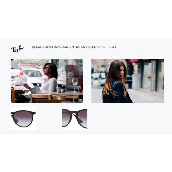 Ray-Ban Erika RB4171 710/T5 - Sunglasses-shop.bg